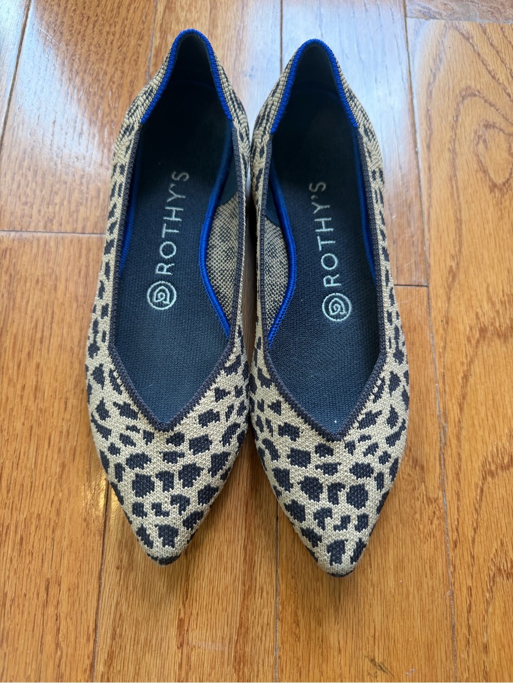 Rothy's The Point Leopard RETIRED Sz 7